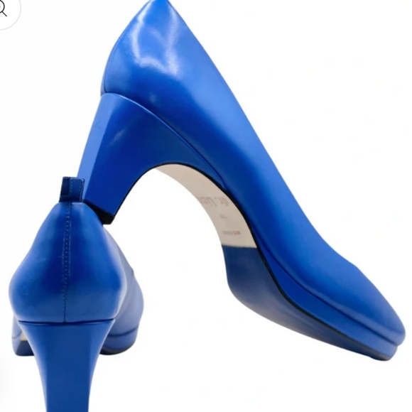 Dr. Liza ocean blue sneaker pumps sz 10M - Picture 2 of 11